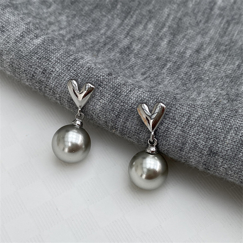 Vintage Fashion Jewelry Brands - Brincos de pérolas francesas para mulheres,