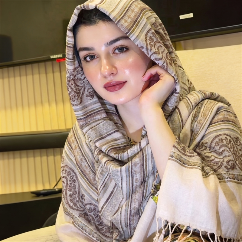 Vintage Fashion For Women - Lenço de Moda com Estampa Paisley