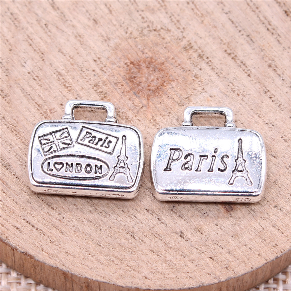 Vintage Fashion London - 10 peças 16x14mm (0.63x0.55 polegadas) Pingentes