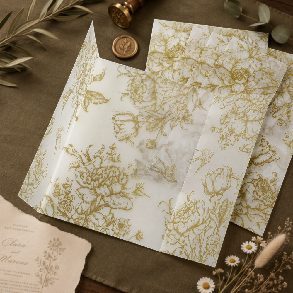 Vintage Victorian Fashion - 20/50 peças de Envelope de Papel