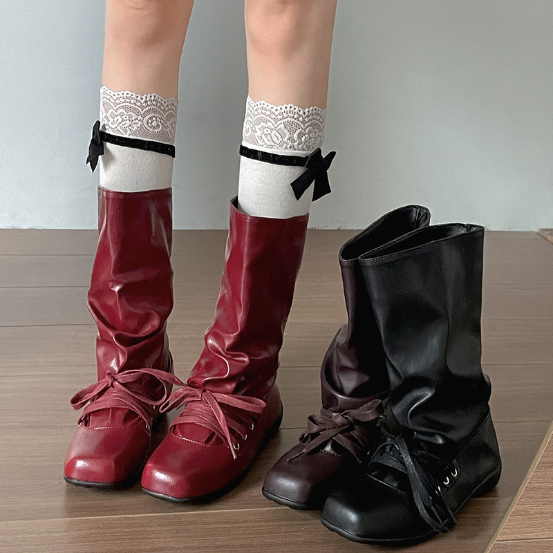 Vintage Fashion Ladies - Botas de cowboy ocidentais femininas vintage,