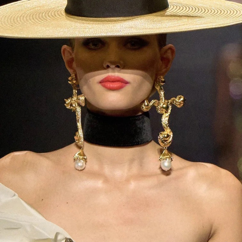 Vintage Fashion Jewelry Brands - Estilo barroco vintage liga de metal