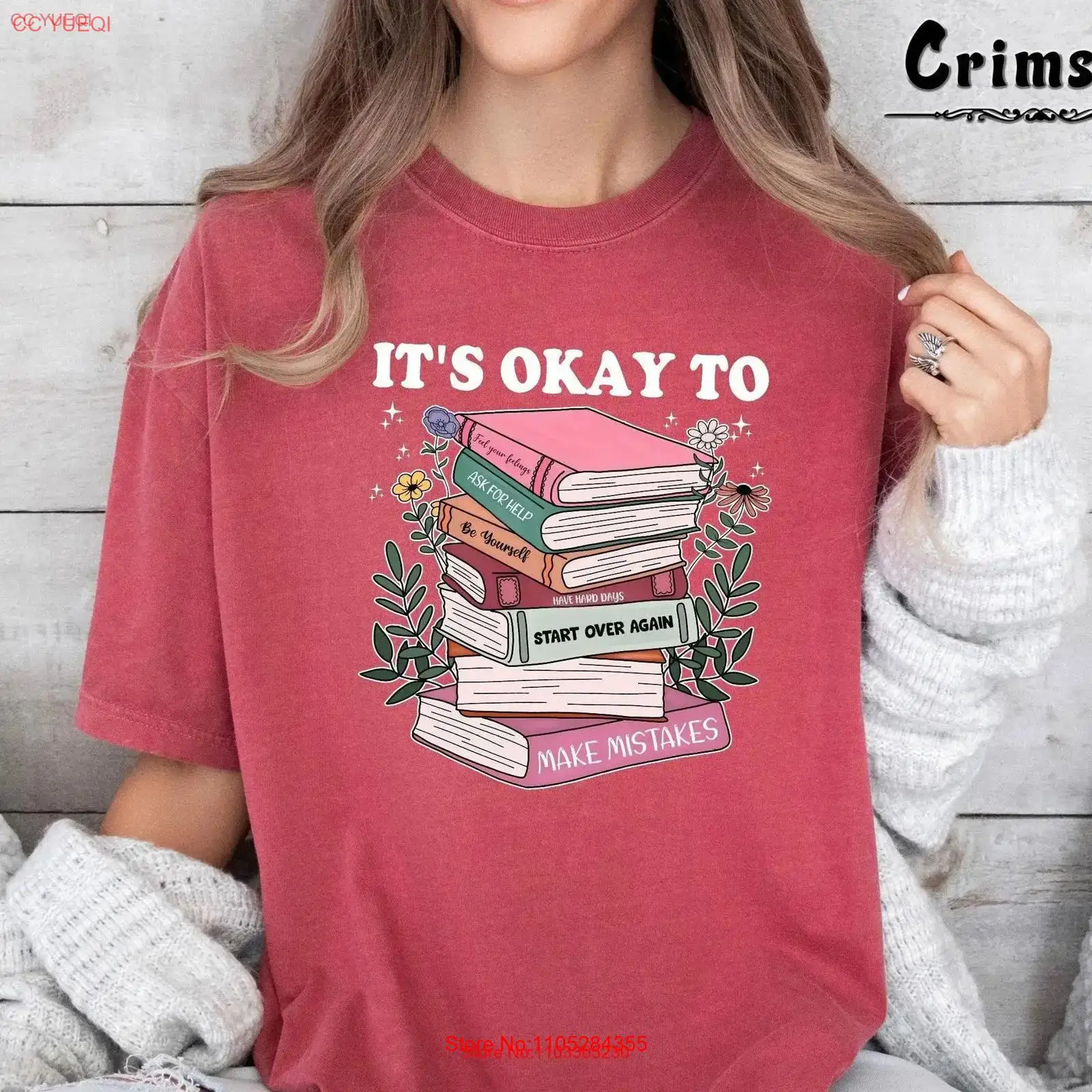 Vintage Fashion Ideas - Camiseta It's Okay, Saúde Mental Importa,