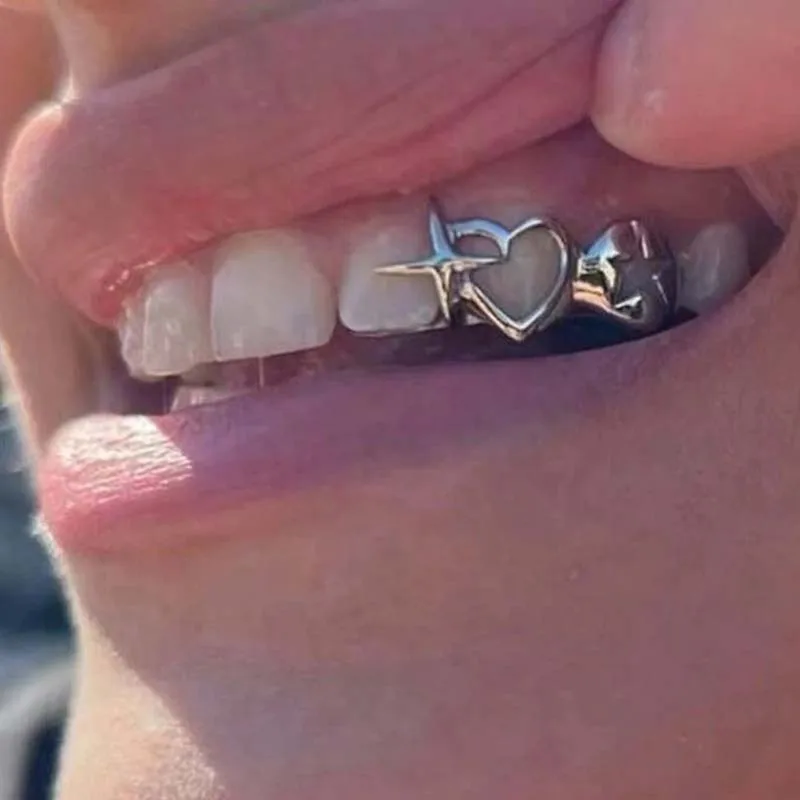 Vintage Fashion Blog - Punk hip hop oco coração dentes
