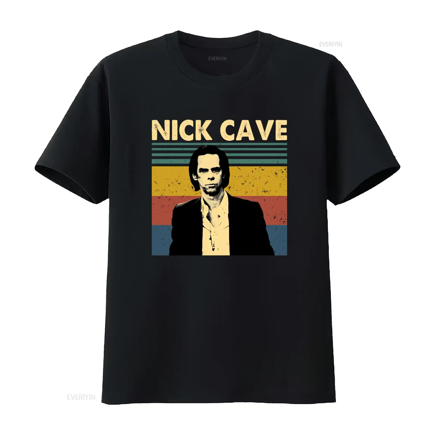 Vintage Fashion Ideas - Camiseta Nick Cave estilo retrô, ideia