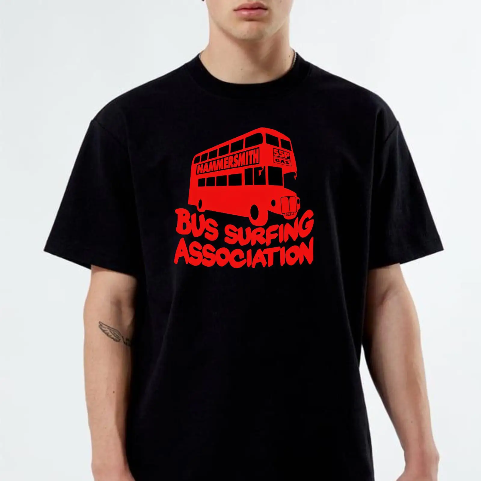 Vintage Fashion London - Camiseta Retrô da Associação de Surfistas
