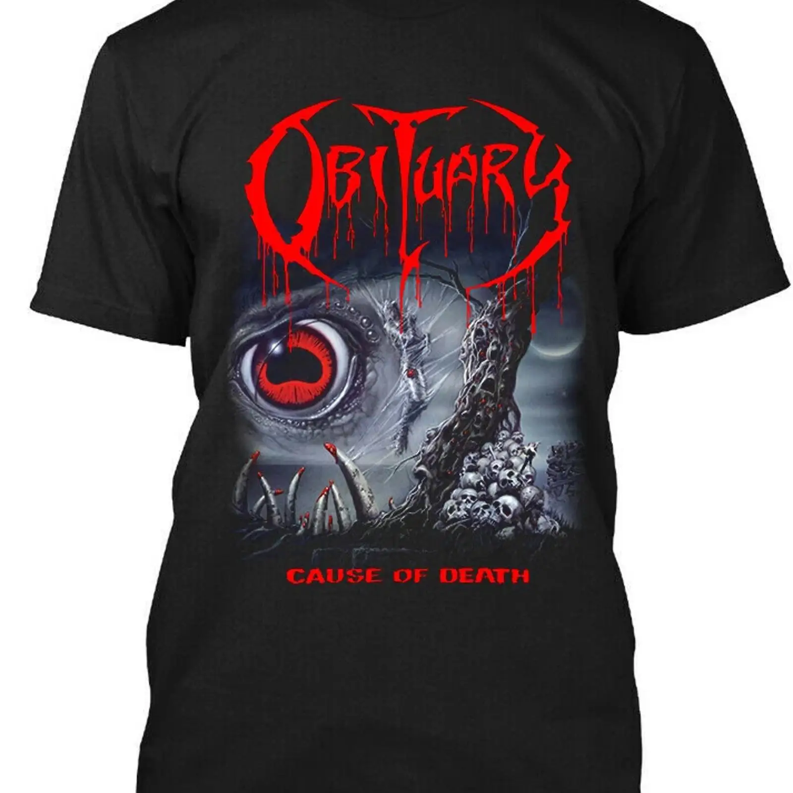 Vintage Fashion Obituaries - Camiseta com logotipo vintage americano Obituary