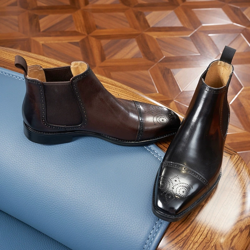 Vintage Fashion Designer - Vintage italiano dos homens chelsea botas