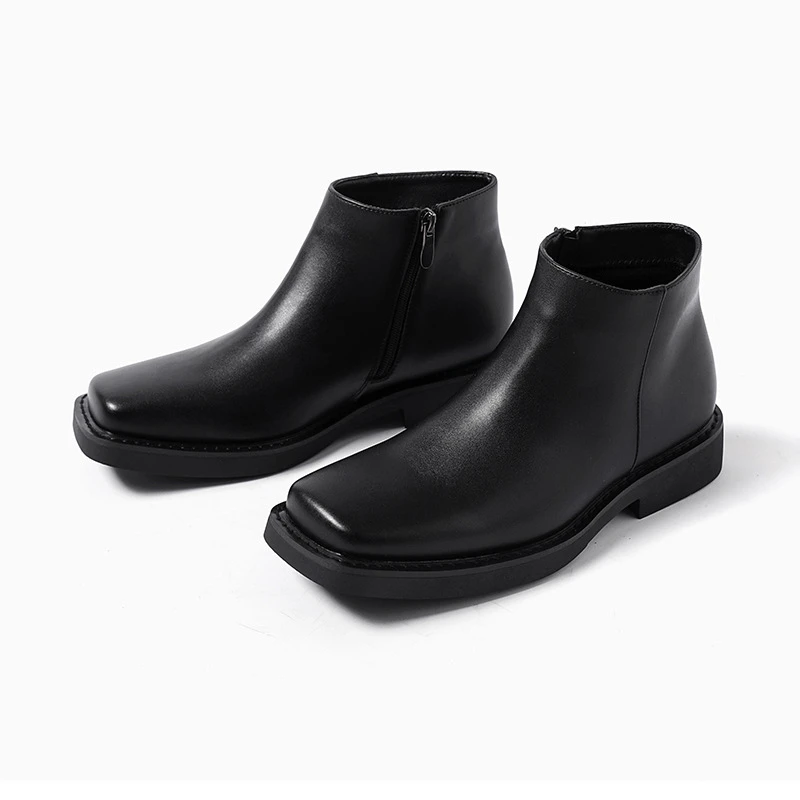 Preto nova moda masculina sapa - Vintage Fashion Aesthetic avaliação e preço