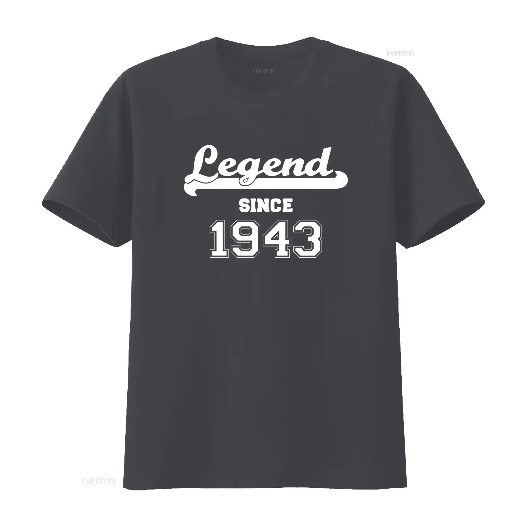 Camiseta Legend Since 1943, es - Vintage Fashion Ideas avaliação e preço