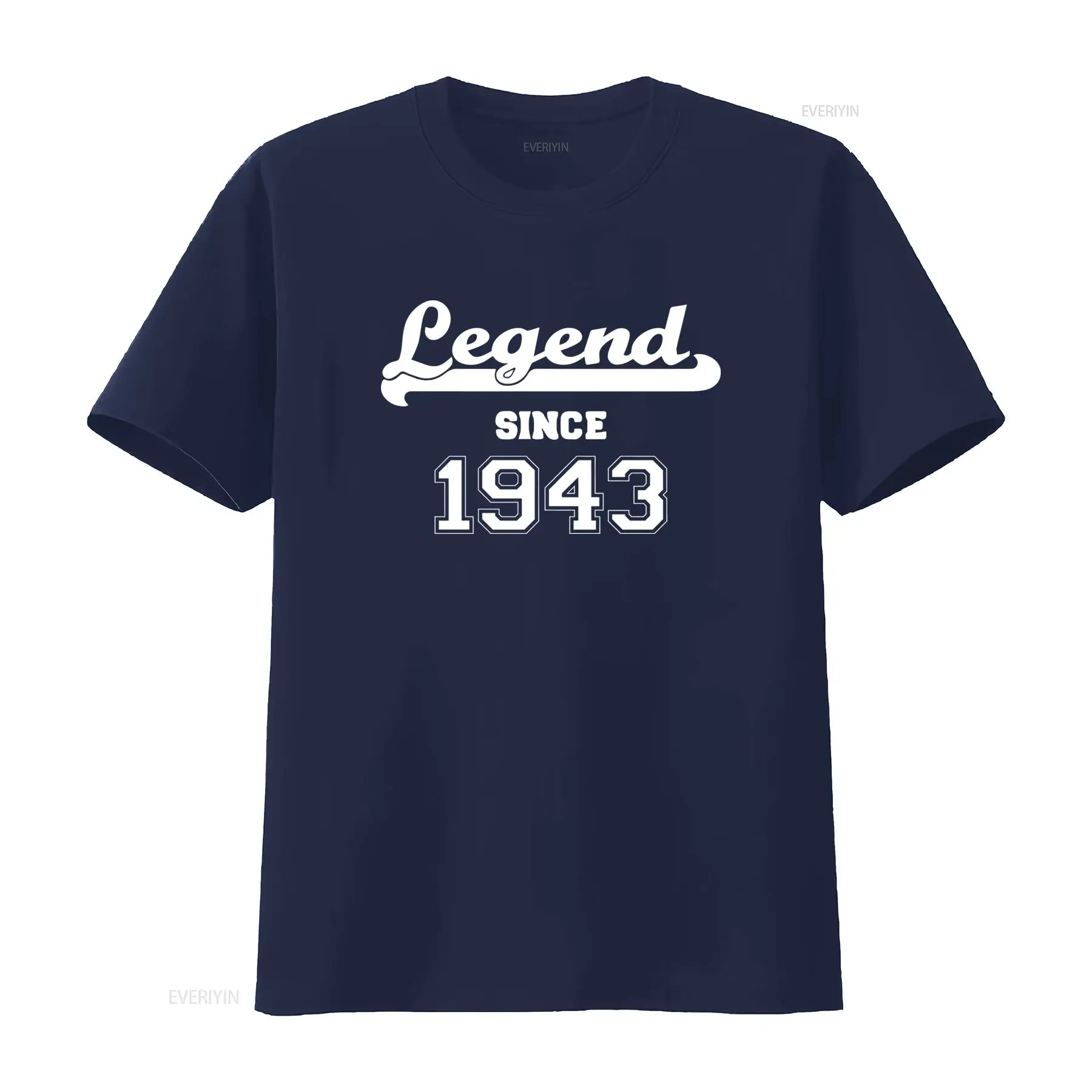Camiseta Legend Since 1943, es - Vintage Fashion Ideas avaliação e preço