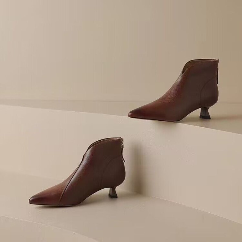Outono inverno apontou toe mul - Vintage Fashion Ladies avaliação e preço