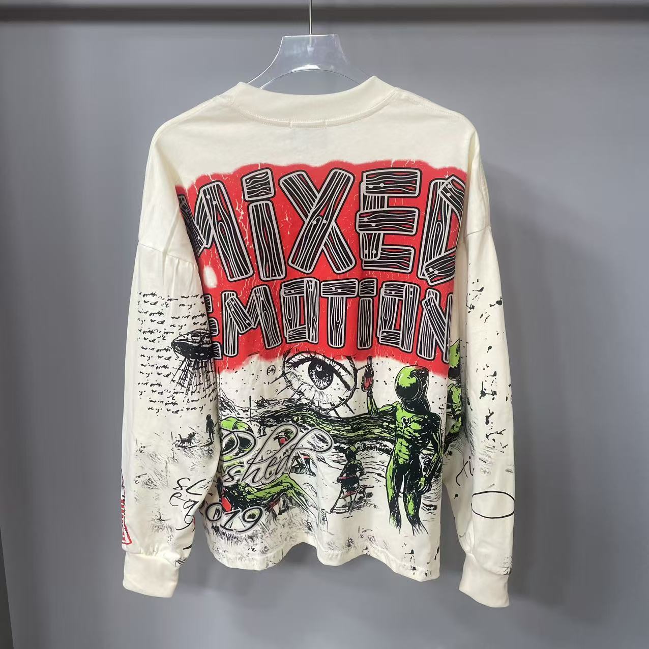 Camiseta de Manga Longa MIXED- - Vintage Fashion avaliação e preço