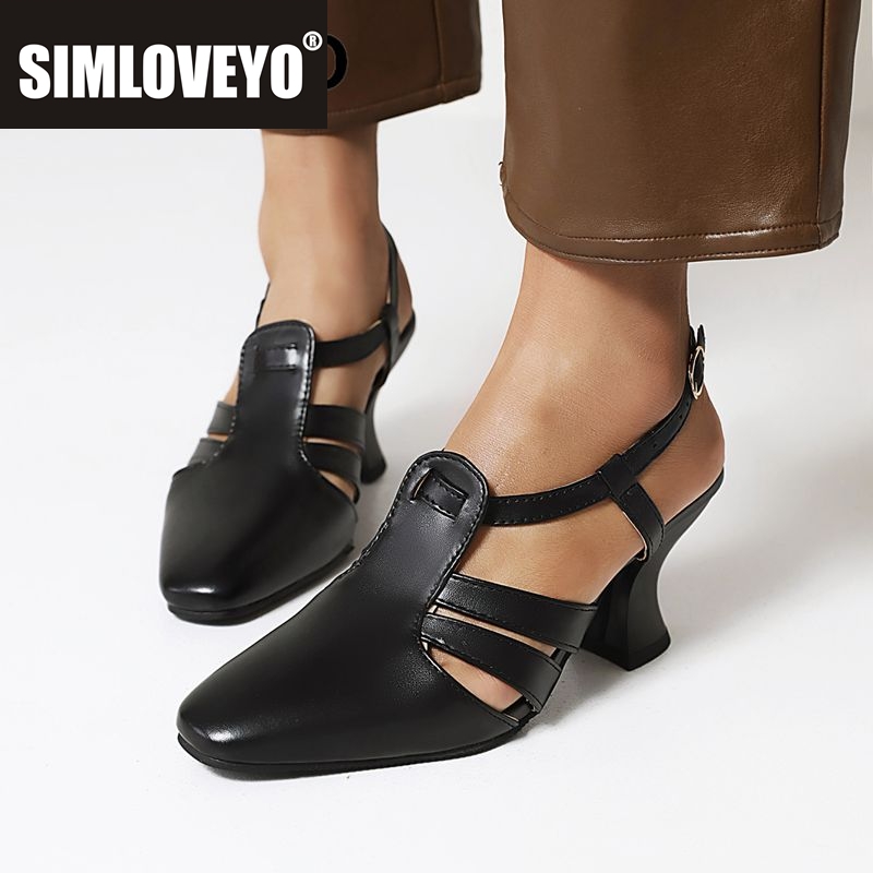 SIMLOVEYO 2025 Sandálias Femin - Vintage Fashion Female avaliação e preço