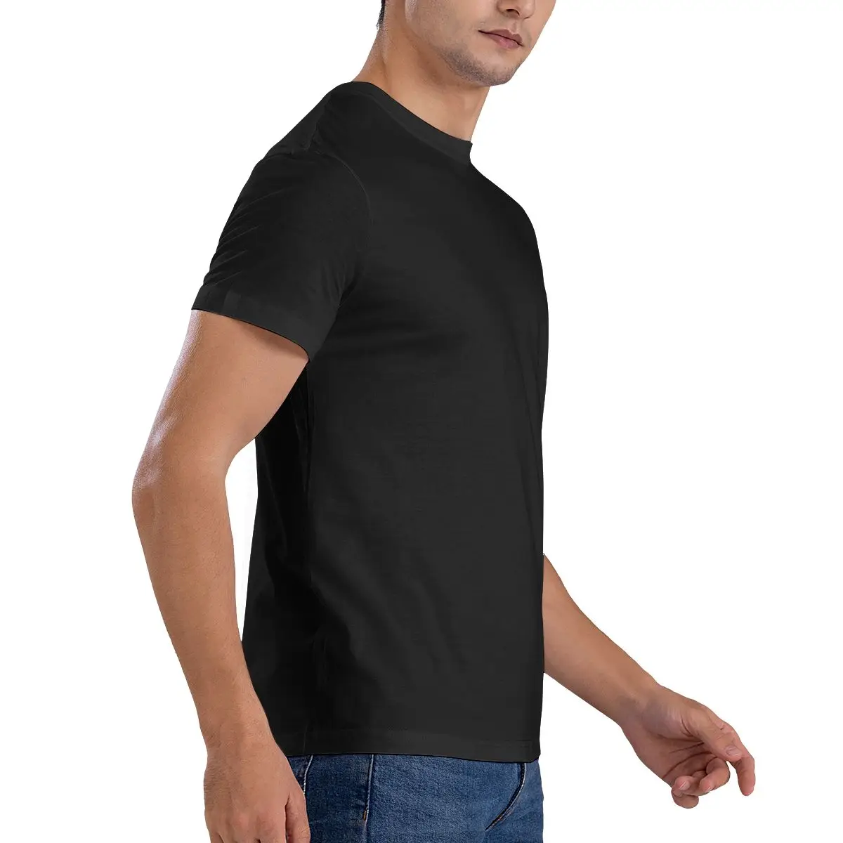 Camiseta casual masculina com  - Vintage Fashion Font avaliação e preço