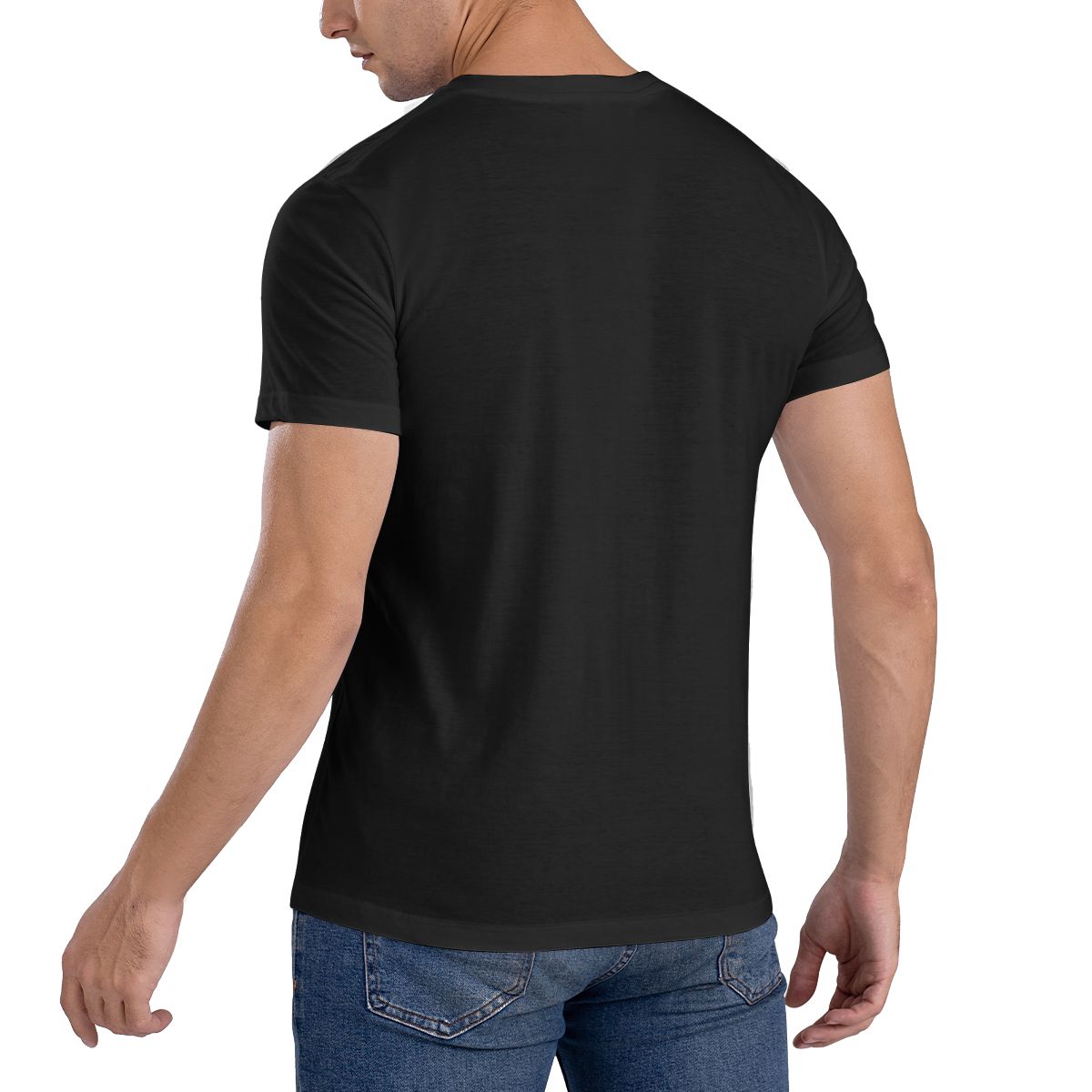 Camiseta casual masculina com  - Vintage Fashion Font avaliação e preço