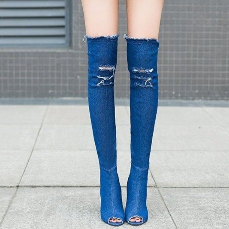 Botas Femininas de Salto Alto  - Vintage Fashion Aesthetic avaliação e preço