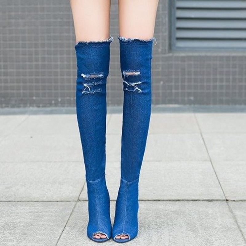 Botas Femininas de Salto Alto  - Vintage Fashion Aesthetic avaliação e preço