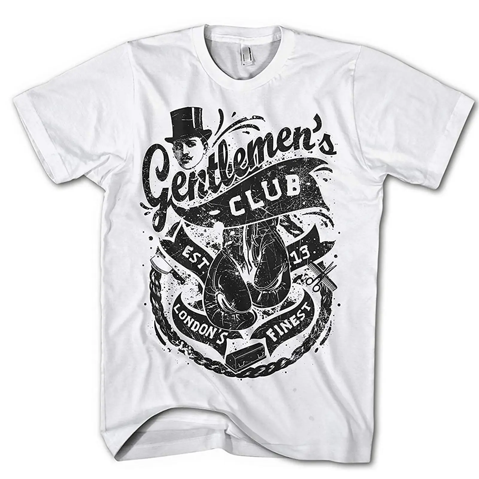 Camiseta Masculina Gentleman B - Vintage Fashion London avaliação e preço