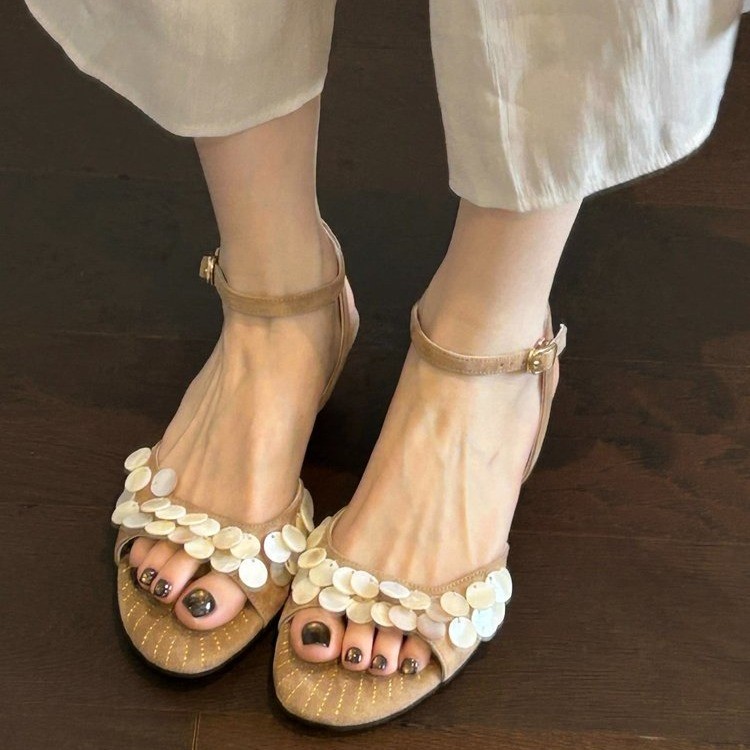 Novas Sandálias Femininas de V - Vintage Fashion Female avaliação e preço