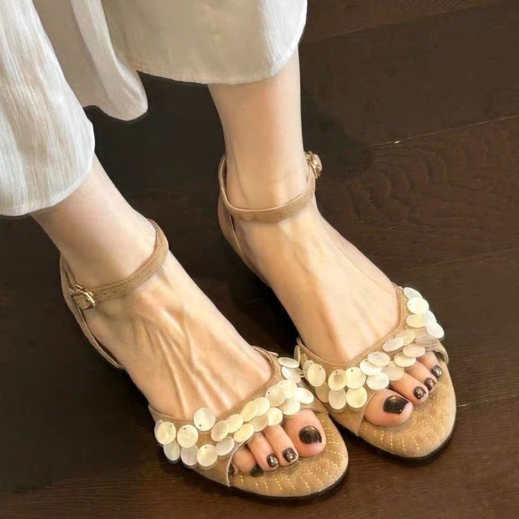 Novas Sandálias Femininas de V - Vintage Fashion Female avaliação e preço