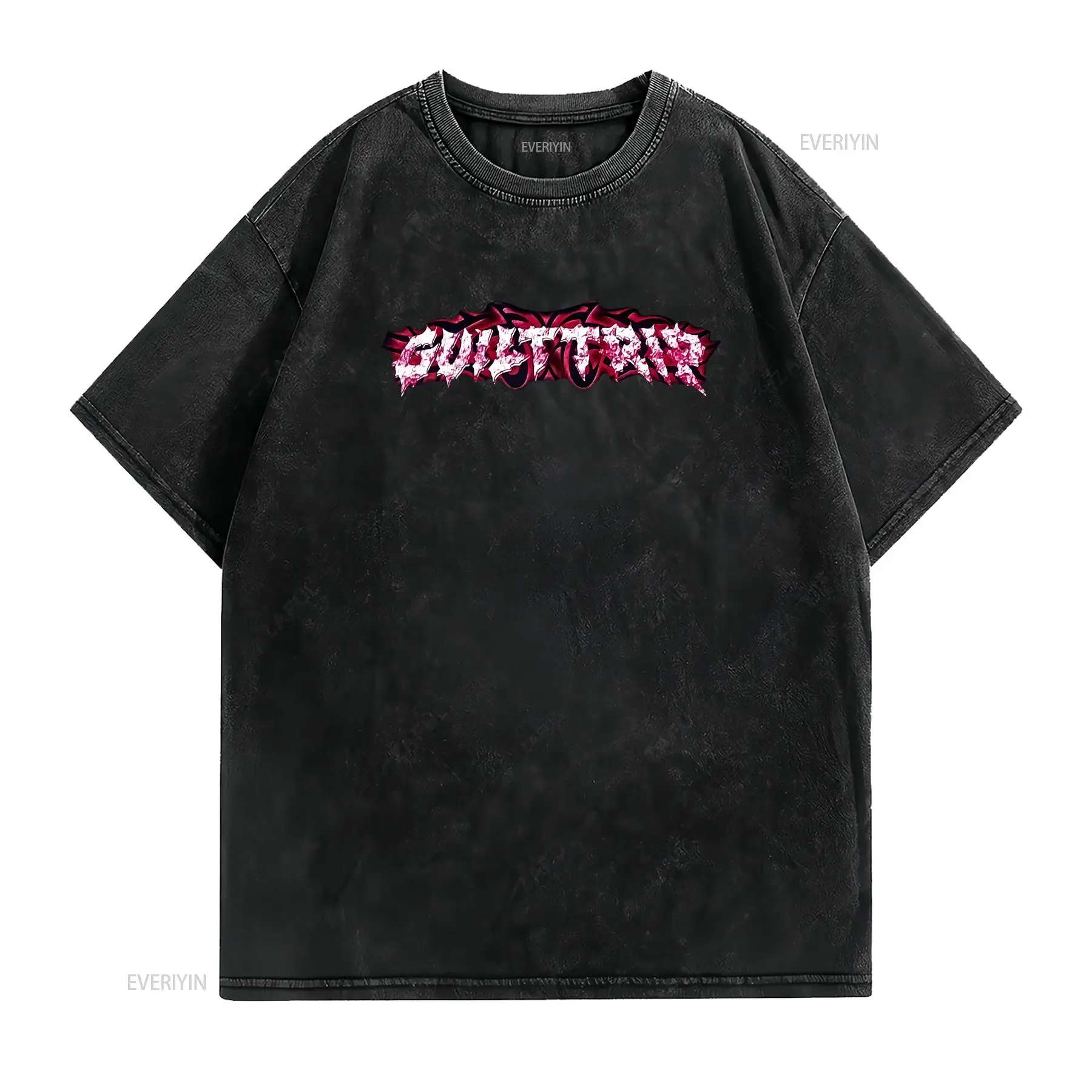 Camiseta Casual Unissex Gótica - Vintage Fashion Font avaliação e preço