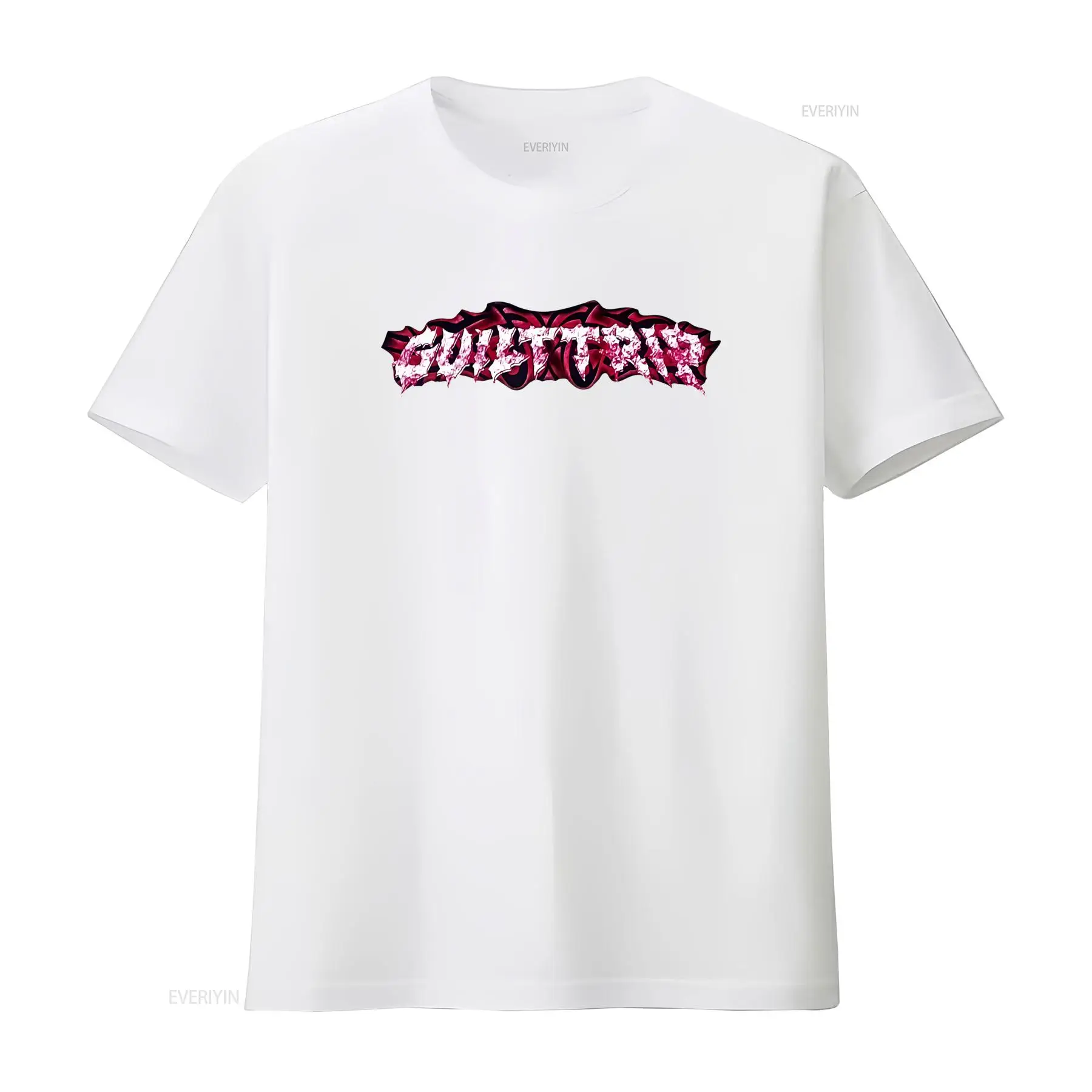 Camiseta Casual Unissex Gótica - Vintage Fashion Font avaliação e preço
