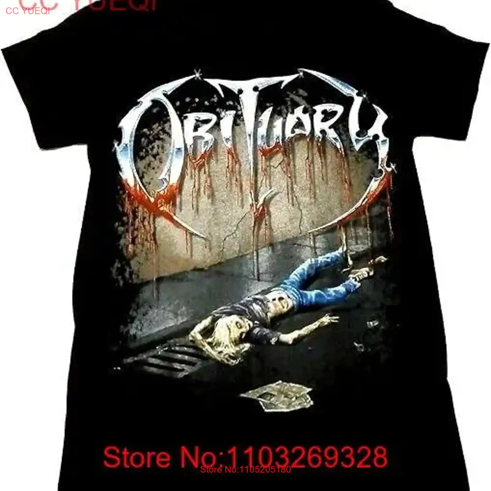 Vtg obituário banda t camisa a - Vintage Fashion Obituaries avaliação e preço