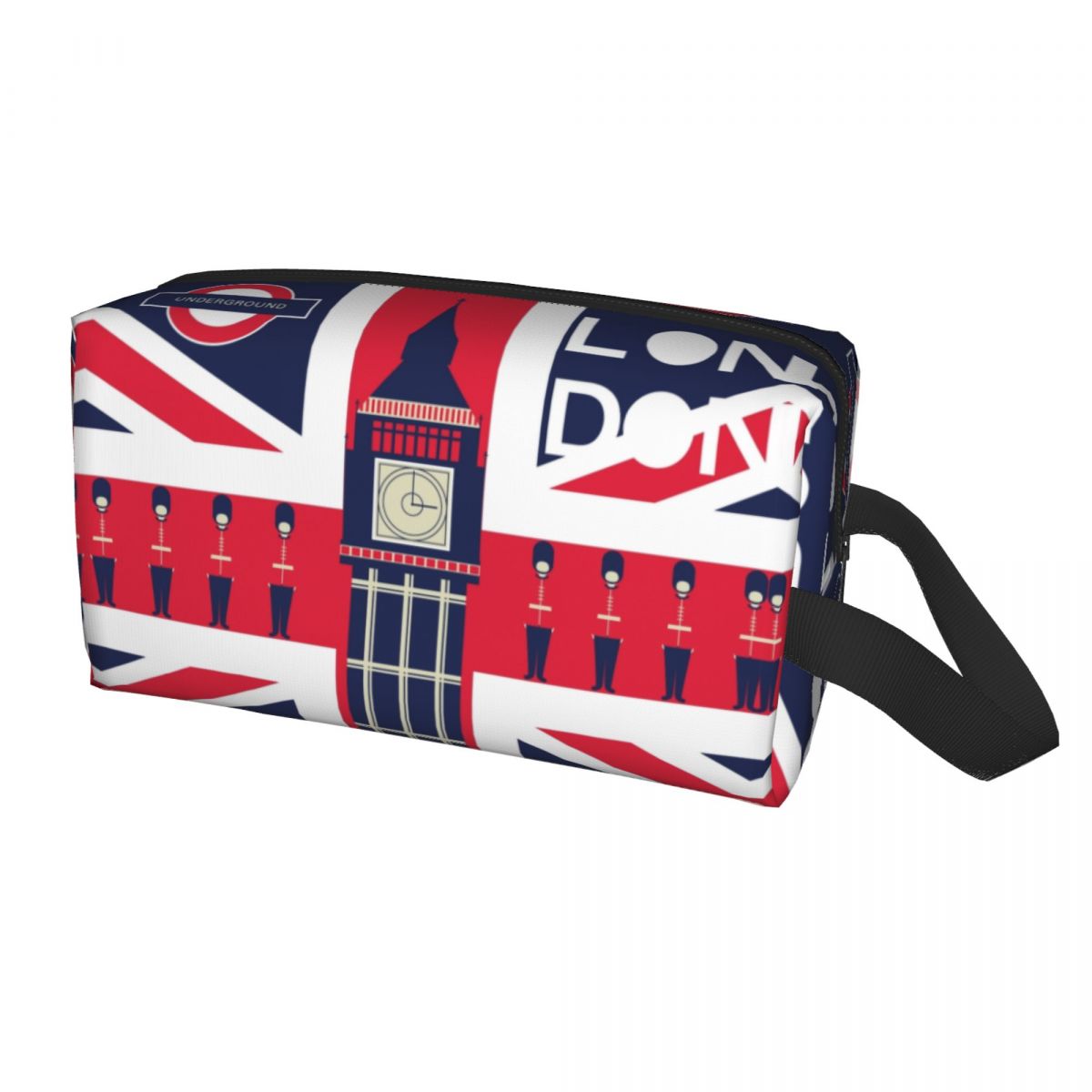 Bandeira britânica saco cosmét - Vintage Fashion London avaliação e preço