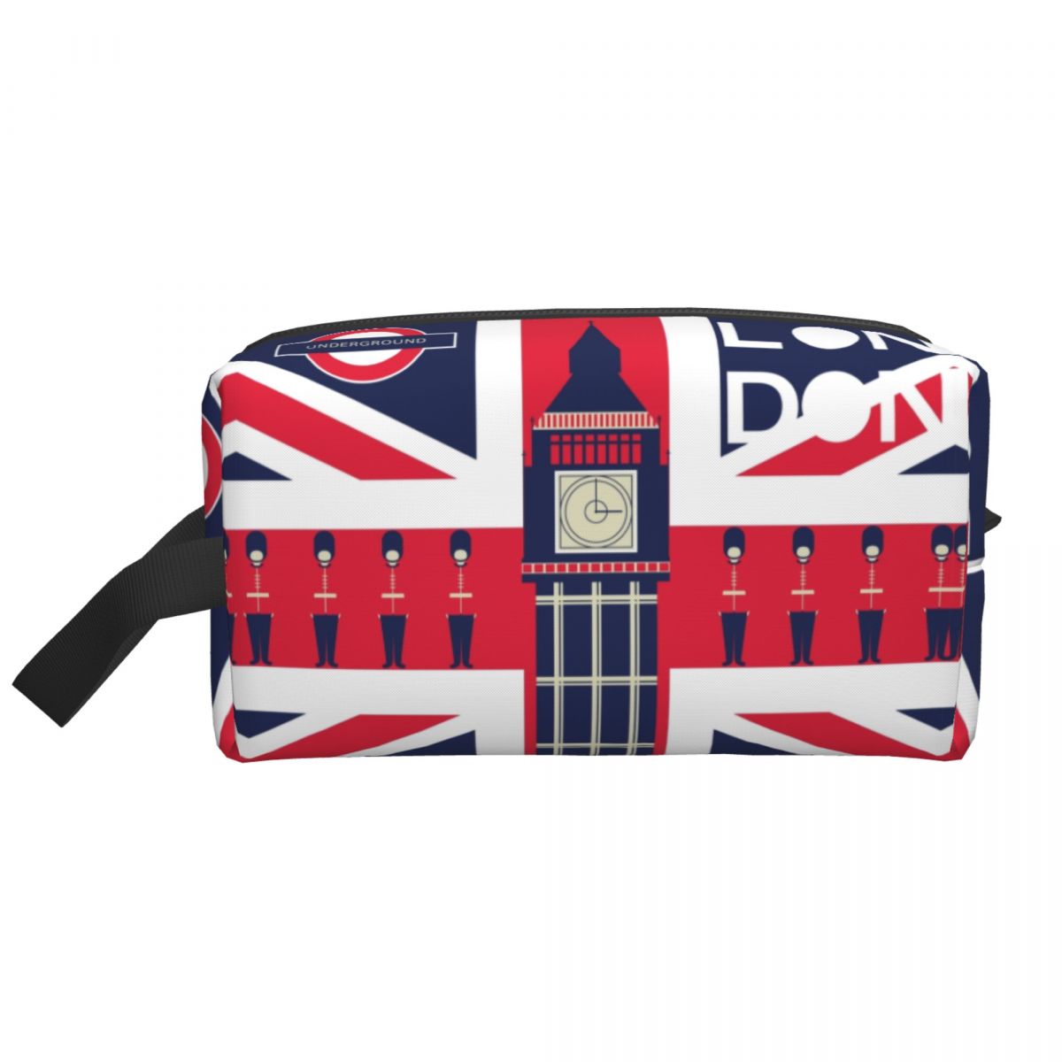 Bandeira britânica saco cosmét - Vintage Fashion London avaliação e preço