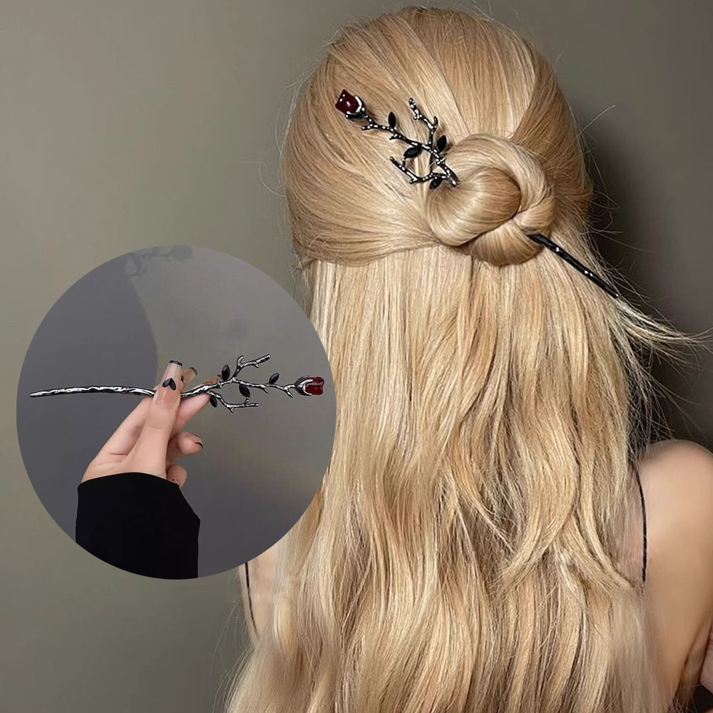 1pc novo chinês hairpin vara d - Vintage Fashion Accessories avaliação e preço