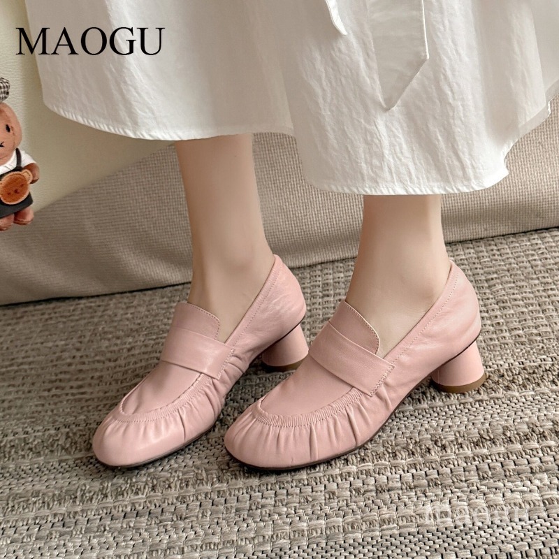Sapatos femininos de couro mac - Vintage Fashion Ladies avaliação e preço