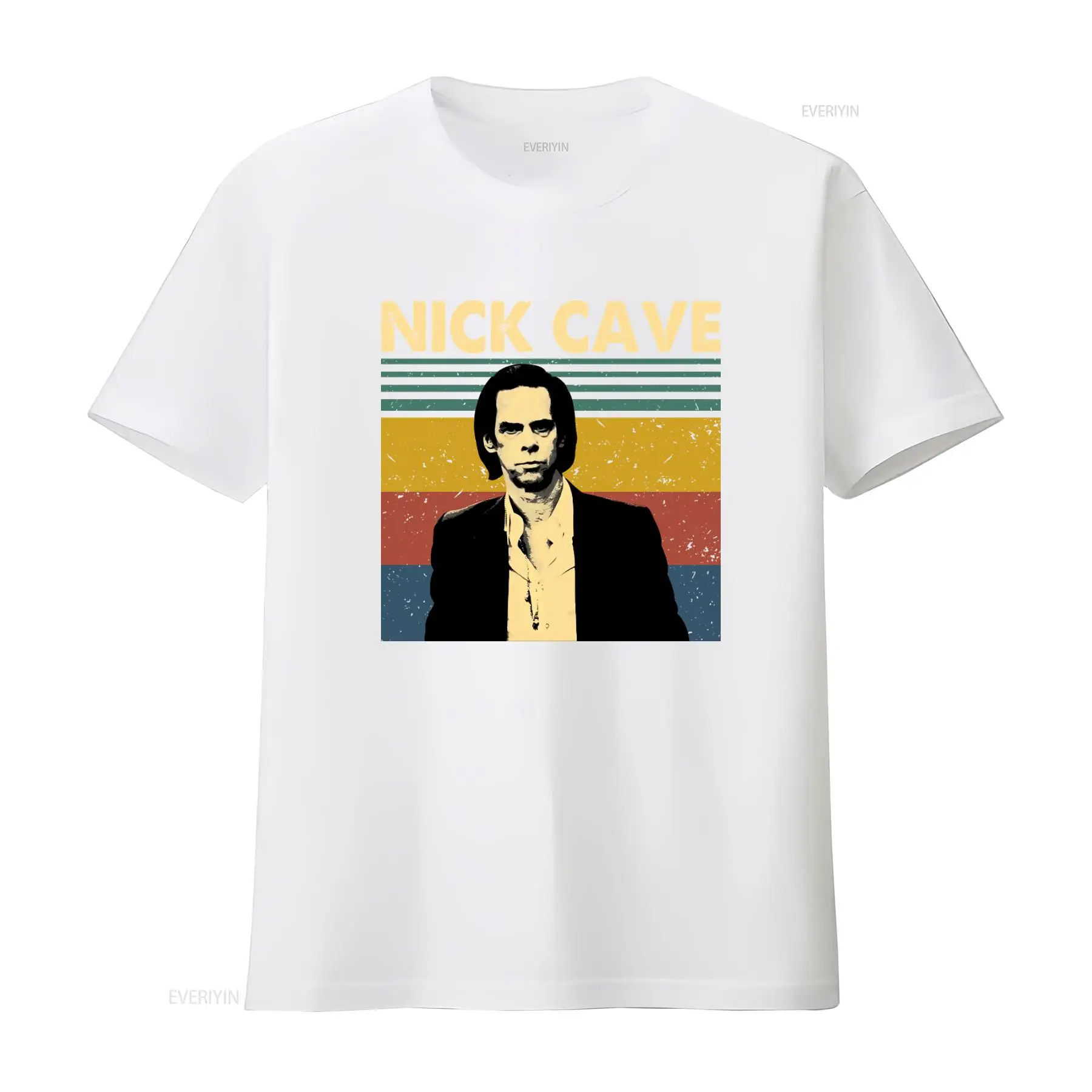 Camiseta Nick Cave estilo retr - Vintage Fashion Ideas avaliação e preço