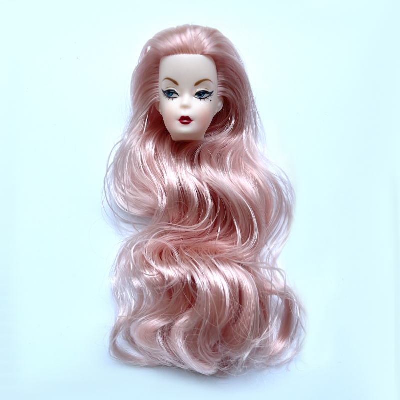 Cabeça de Boneca com Cabelo On - Vintage Fashion Female avaliação e preço