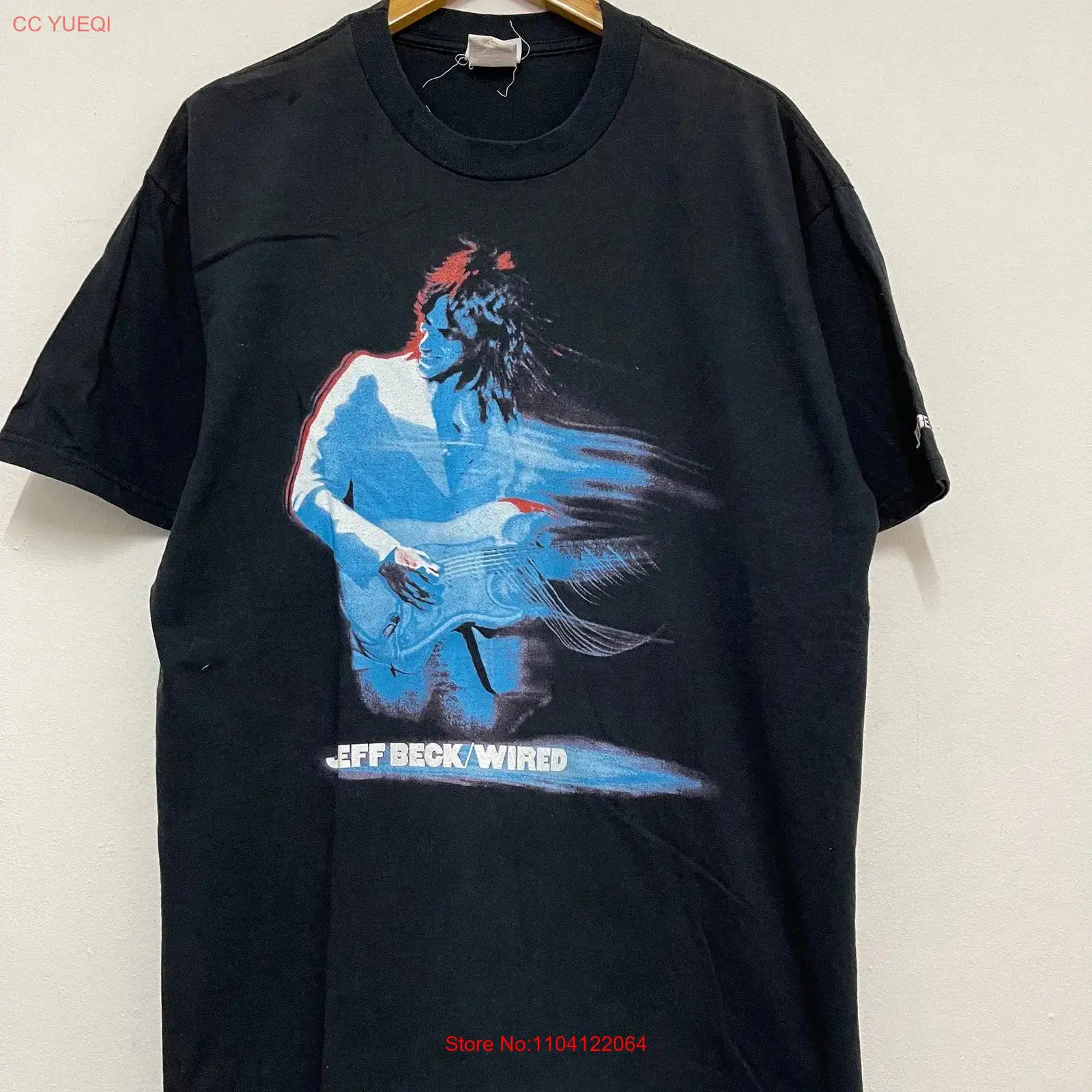 Camiseta Vintage Y2K Jeff Beck - Vintage Fashion Japan avaliação e preço