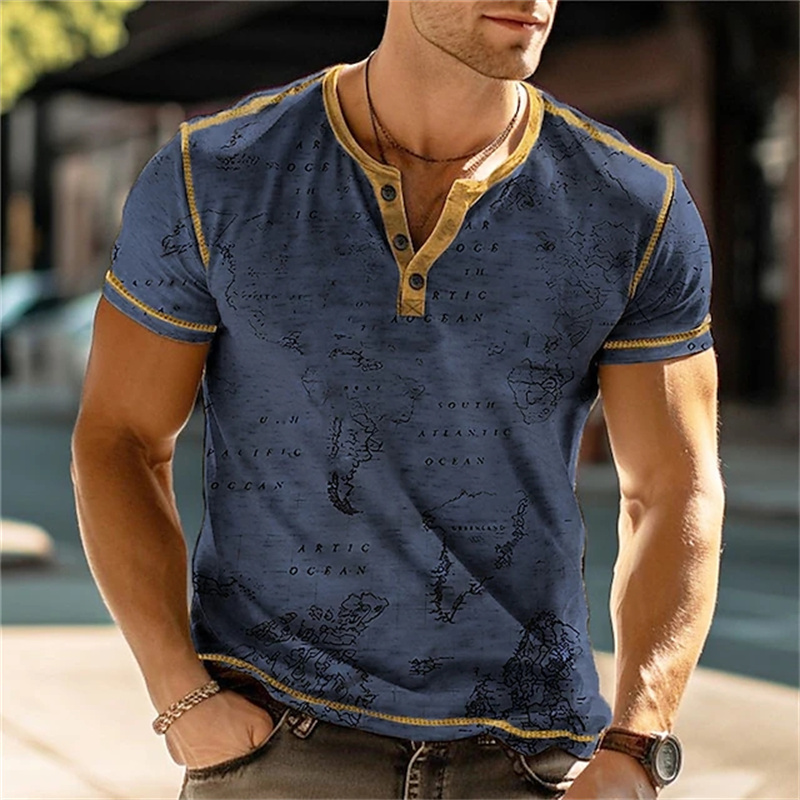 Camisas Masculinas Henry com E - Vintage Fashion avaliação e preço