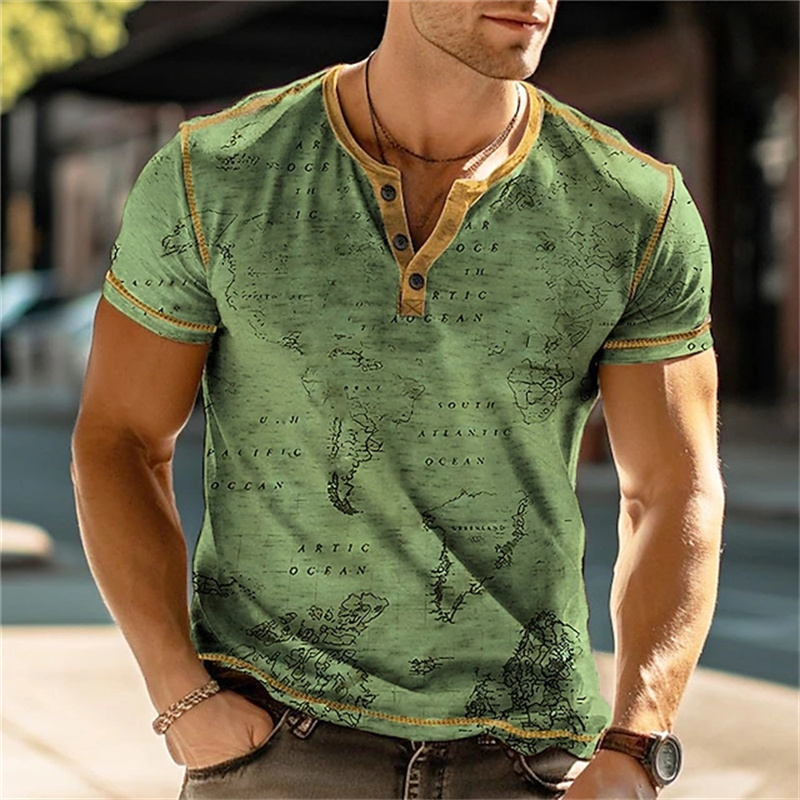 Camisas Masculinas Henry com E - Vintage Fashion avaliação e preço