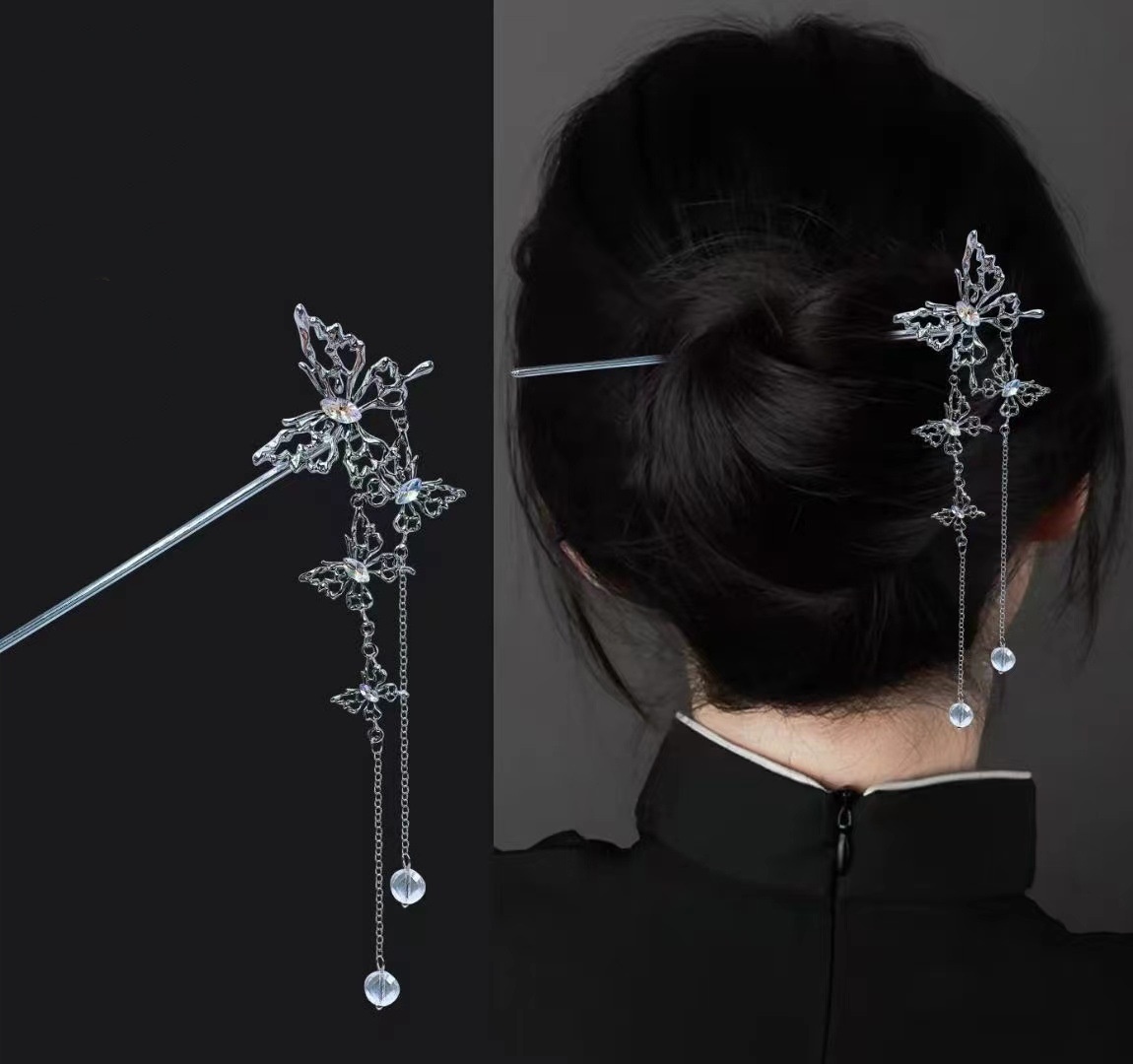 18cm estilo chinês hairpin ele - Vintage Fashion Accessories avaliação e preço