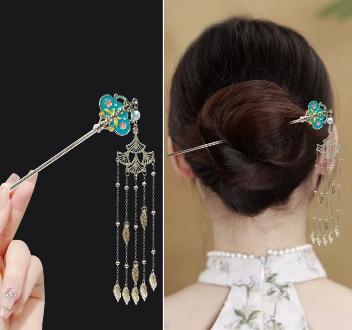 18cm estilo chinês hairpin ele - Vintage Fashion Accessories avaliação e preço