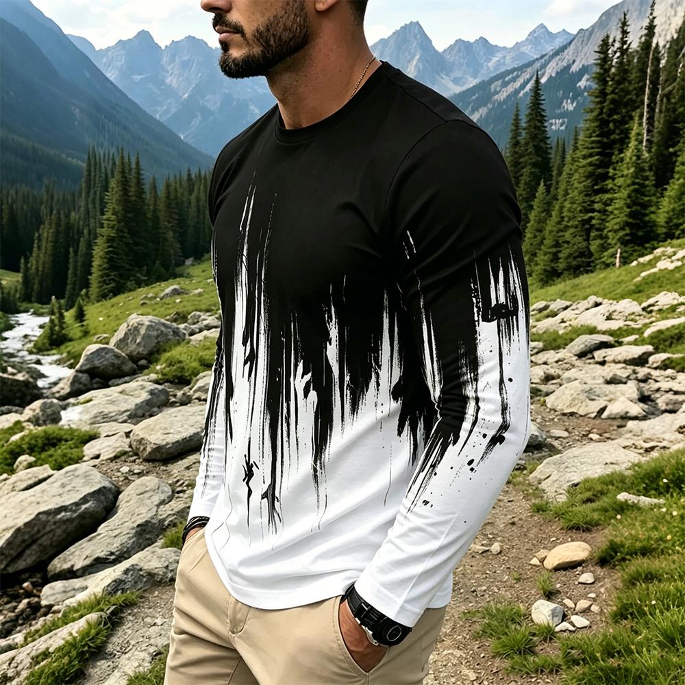Camiseta Masculina de Manga Lo - Vintage Fashion avaliação e preço