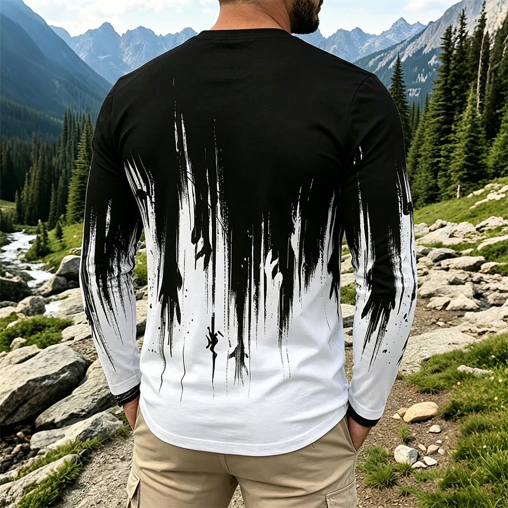 Camiseta Masculina de Manga Lo - Vintage Fashion avaliação e preço